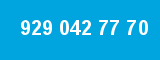 929 042 77 70